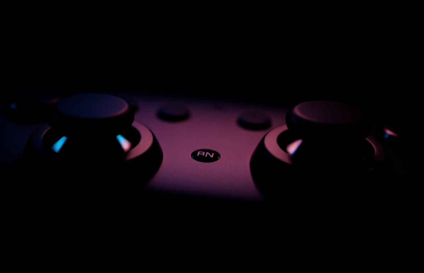 Macro shot of a controller